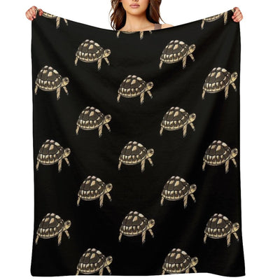 Cute Tortoise for Tortoise Lovers Machine-washable Throw Blanket