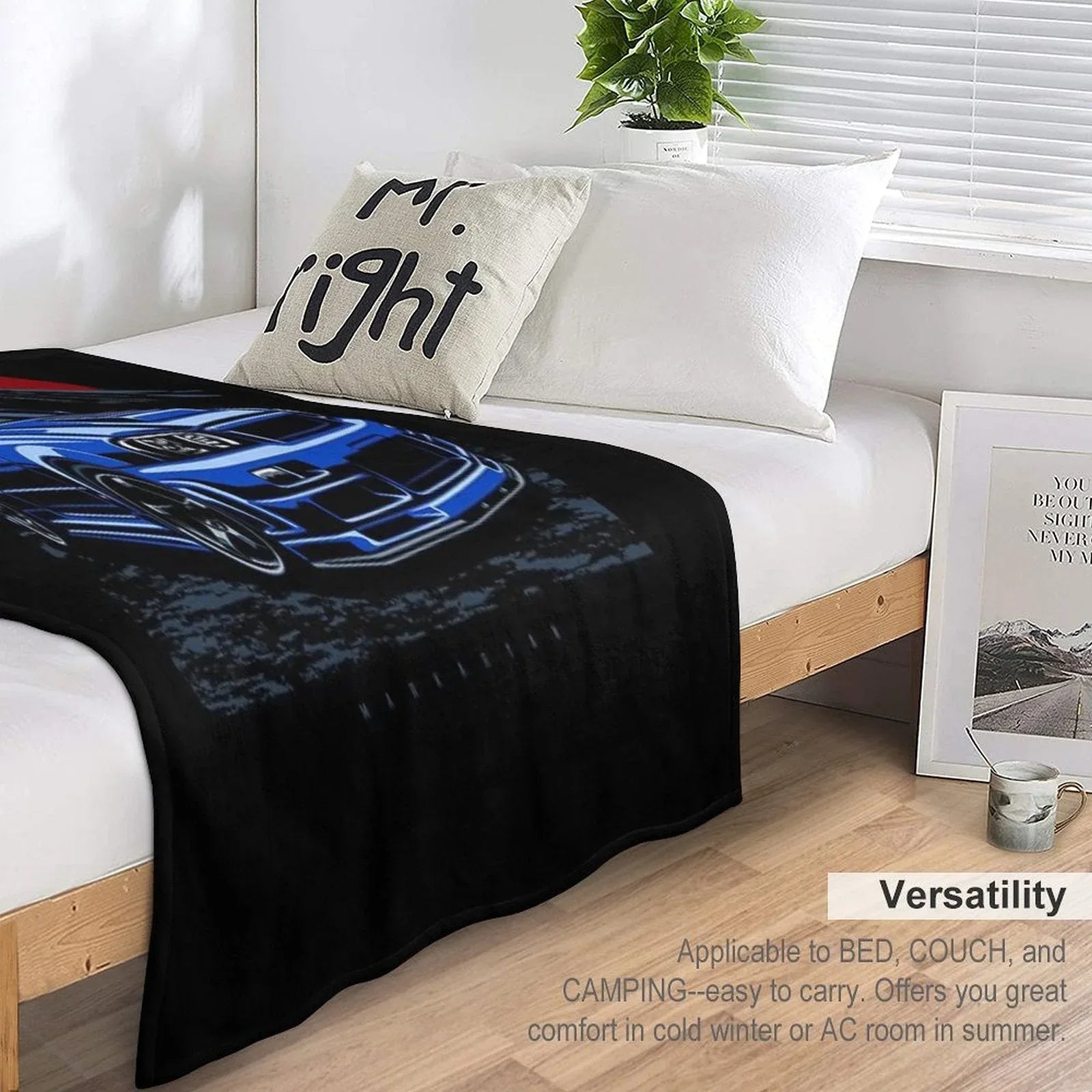 Skyline GTR R34 Throw Blanket