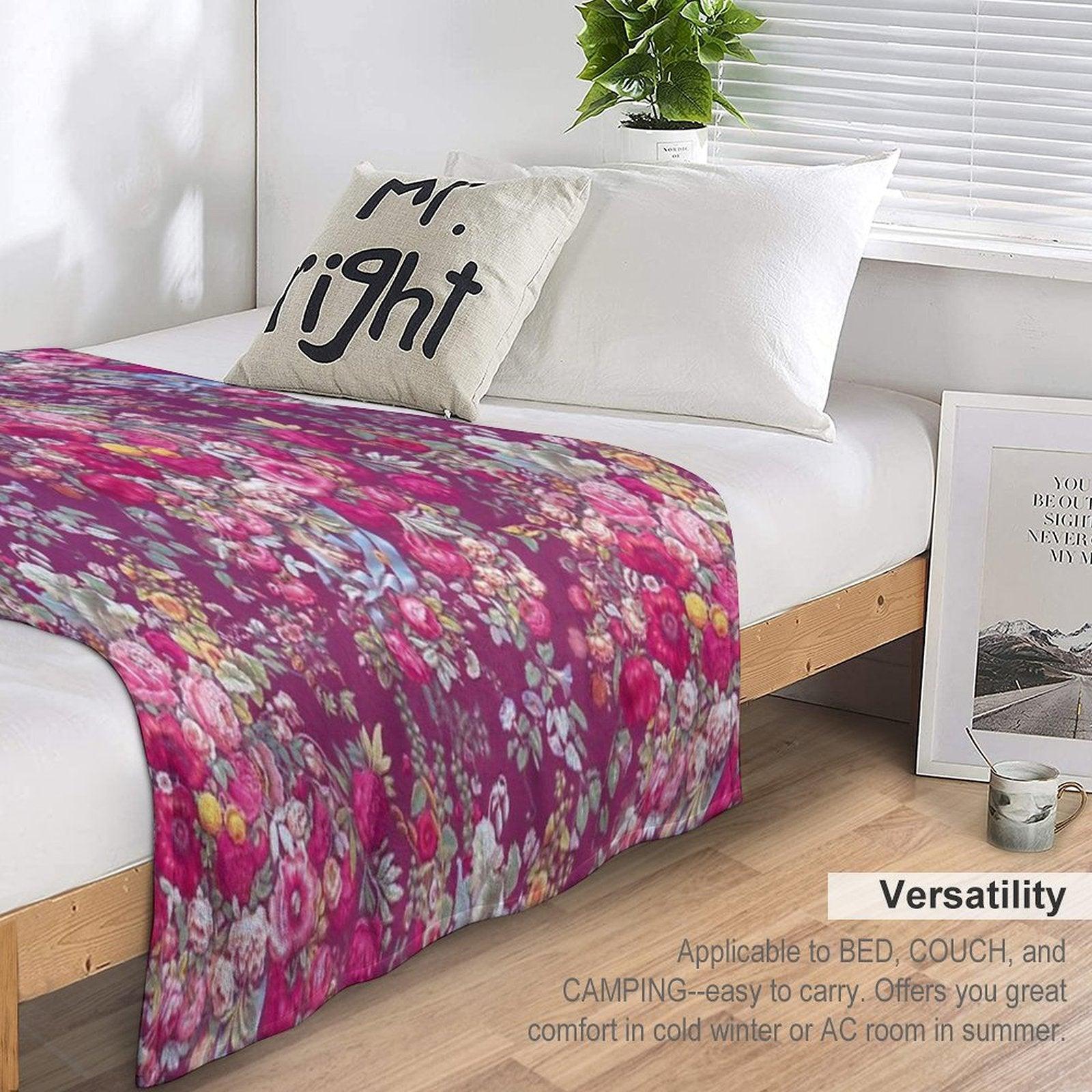Bouquety Throw Blanket
