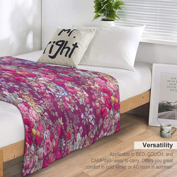 Bouquety Throw Blanket