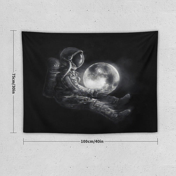 Astronaut Moon Play Tapestry