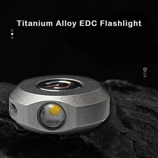 EDC Keychain LED Flashlight High Powerful Outdoor Light Self Defense Mini Torch Lighting Strobe Hiking Camping Ring King Wautton Outdoor Gear