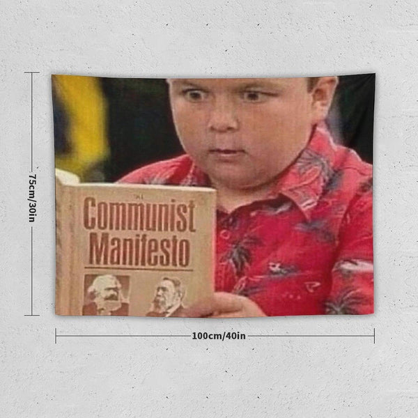 Gibby Gives The Manifesto A Read Tapestry