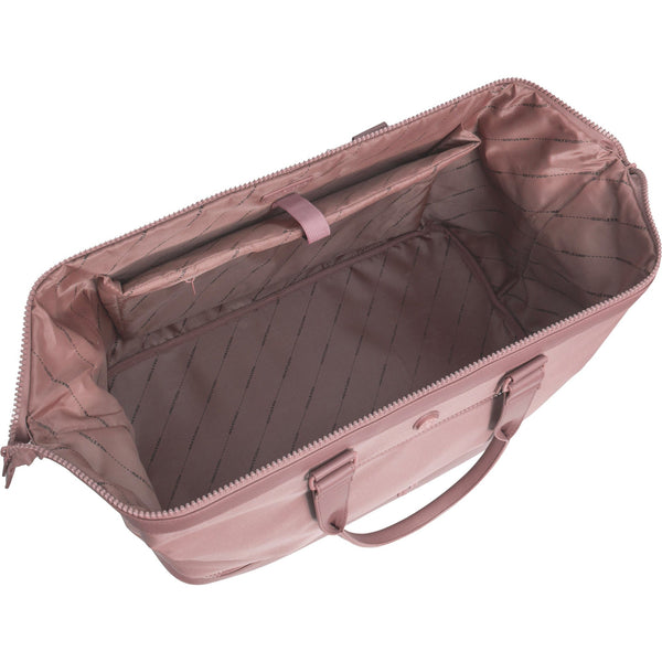 Max Studio Sport Nylon & Faux Leather Drop Bottom Duffel Bag