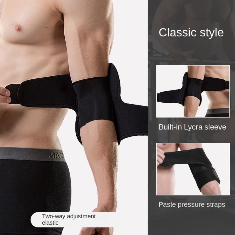 Sports elbow protection men's fitness arm cover arm joint protection warm elbow cover strap protection