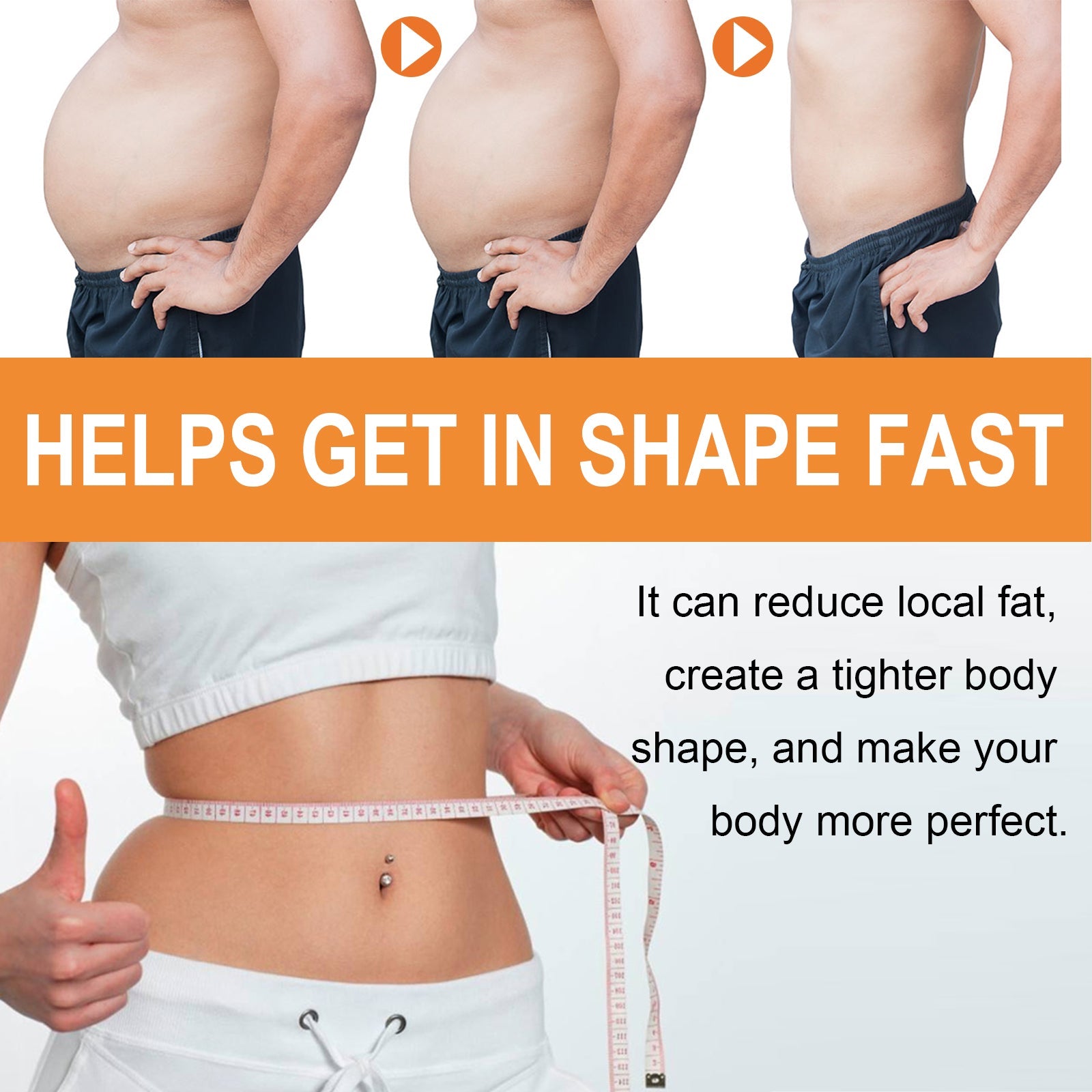 Beauty And Care, Firming Body Light Treatment Show Off The Body Herbal Essence Nourish The Body Navel Patch