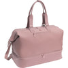 Max Studio Sport Nylon & Faux Leather Drop Bottom Duffel Bag