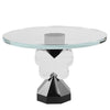 9” Butterfly Cake Plate in Clear/Black