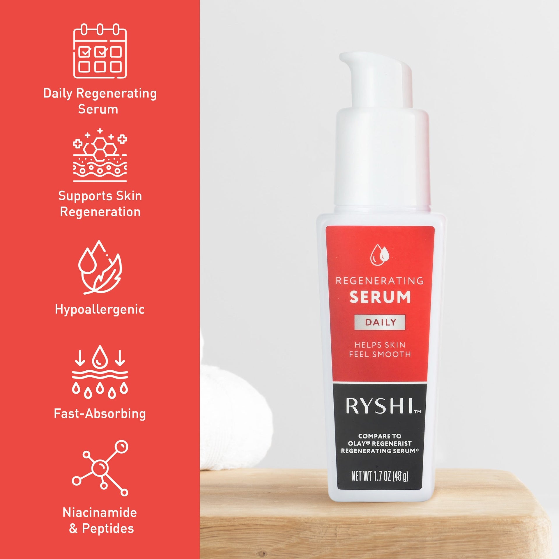 Regenerating Serum – Daily Facial Treatment for Smooth, Healthy-Looking Skin