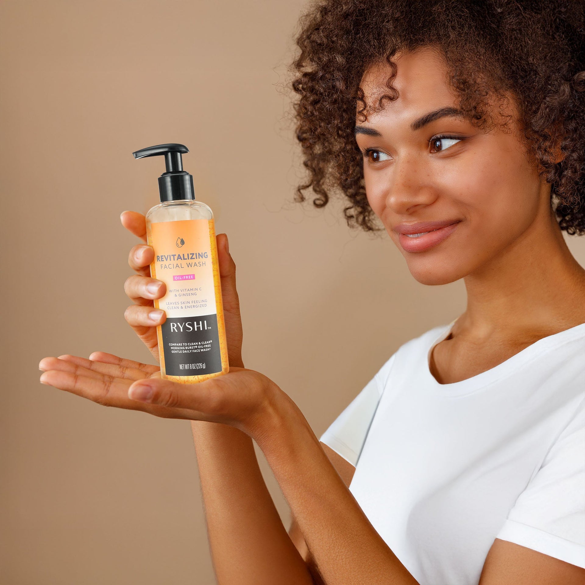 Clear & Glow Skincare Gift Set: Acne Foaming Wash, Revitalizing Facial Wash, and Makeup Remover Cleansing Towelettes