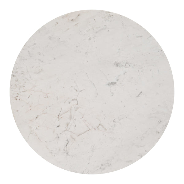 Ithaca Dining Table White & Gold