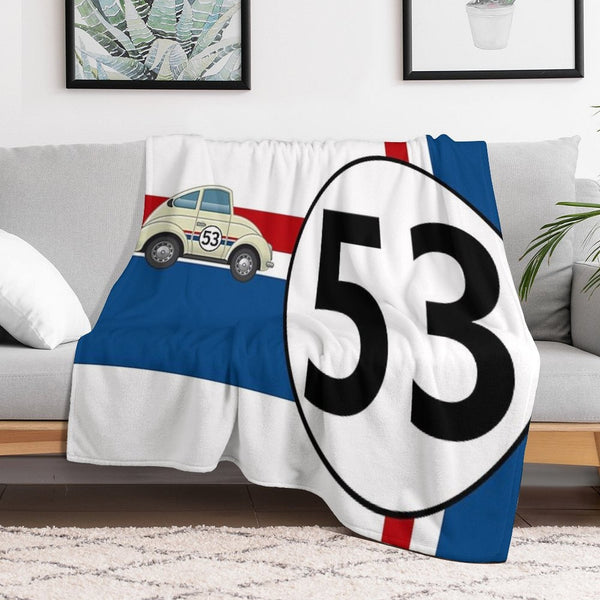 Herbie Fully Loaded Fan Art Shrink-resistant Throw Blanket