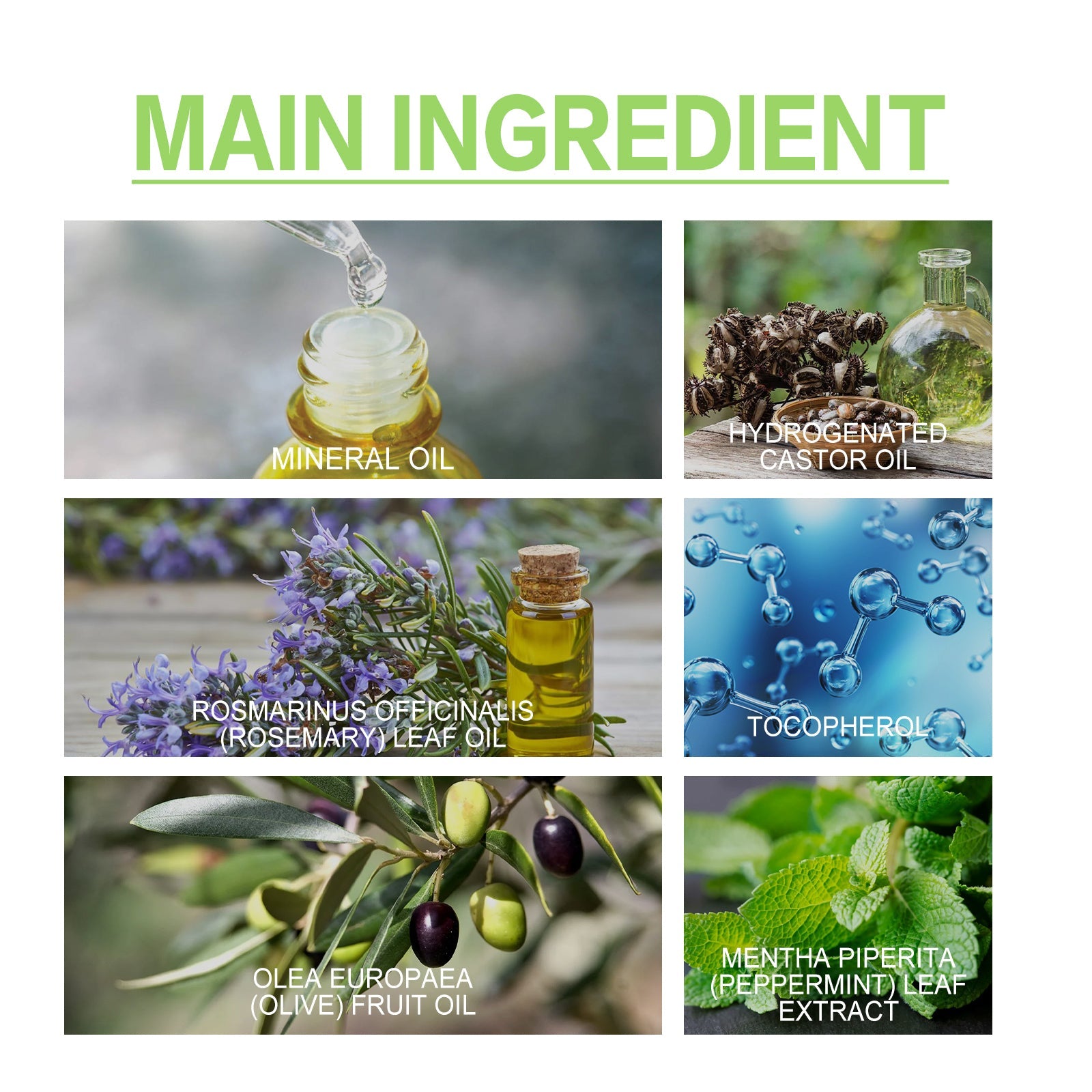 Rosemary Essential Oil For Hair Care, Anti-Frizz, Long Lasting, Soft Stay, Repair, Perm And Dye Hair Care