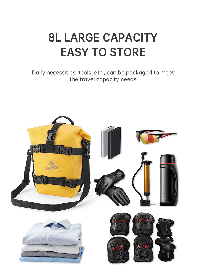 Motorcycle bumper bag outside the multifunctional large capacity Mount Brigade storage bag convenient waterproof riding bag