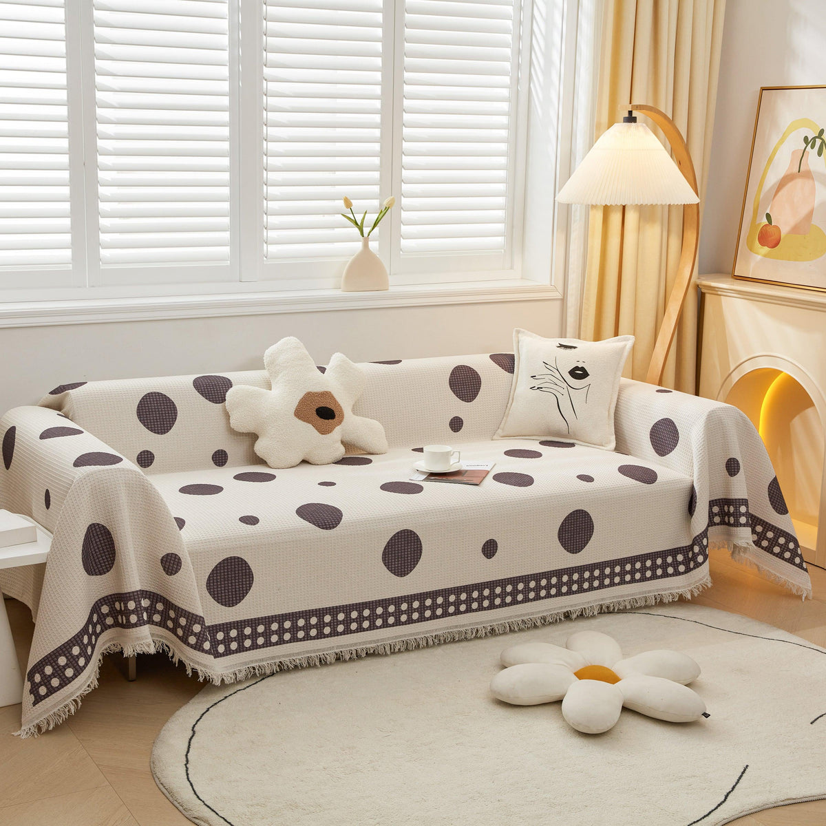 High-Quality Fabric Non-Slip Sofa Cover Throw, Throw Blankets for Couch, Furniture Covers for Pets