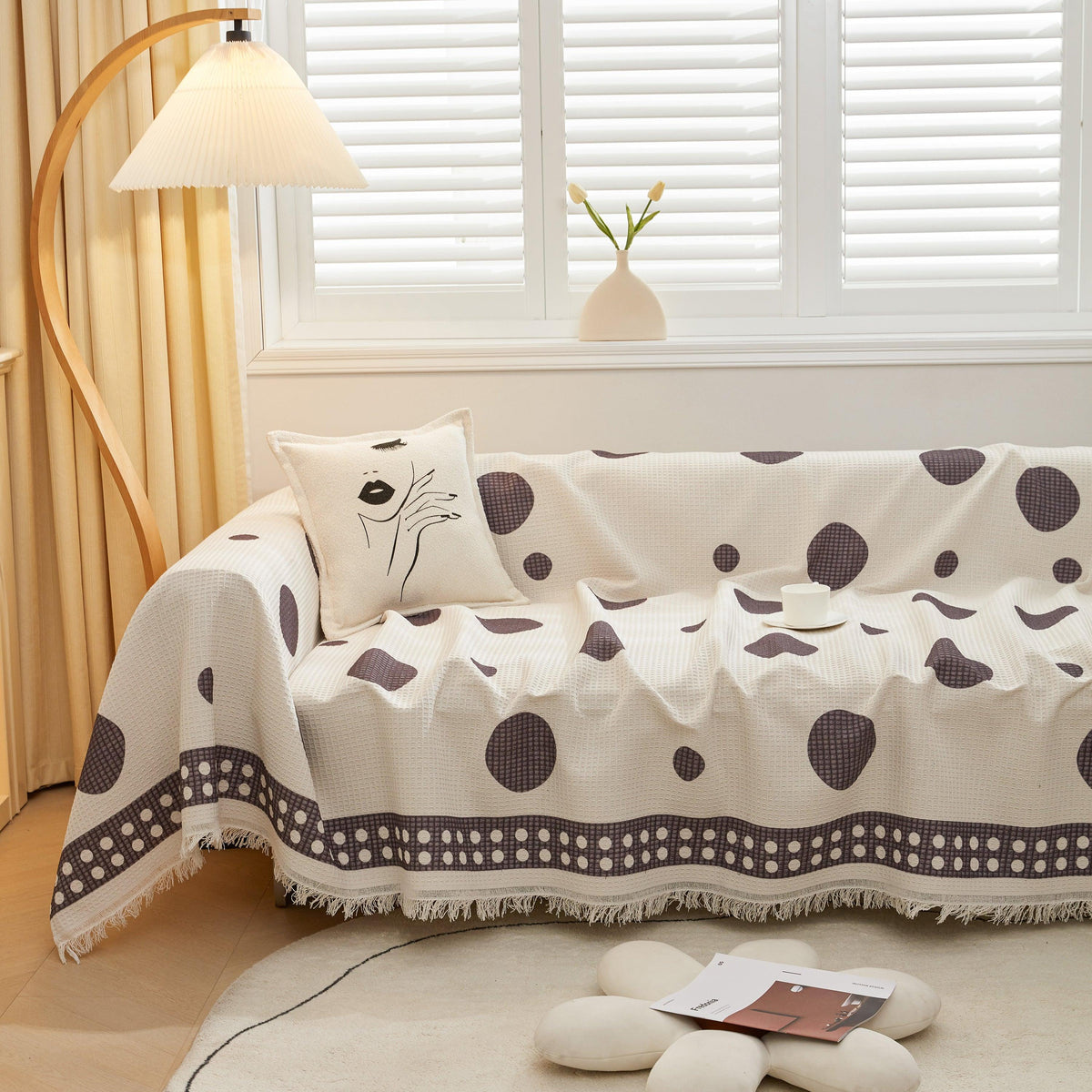 High-Quality Fabric Non-Slip Sofa Cover Throw, Throw Blankets for Couch, Furniture Covers for Pets