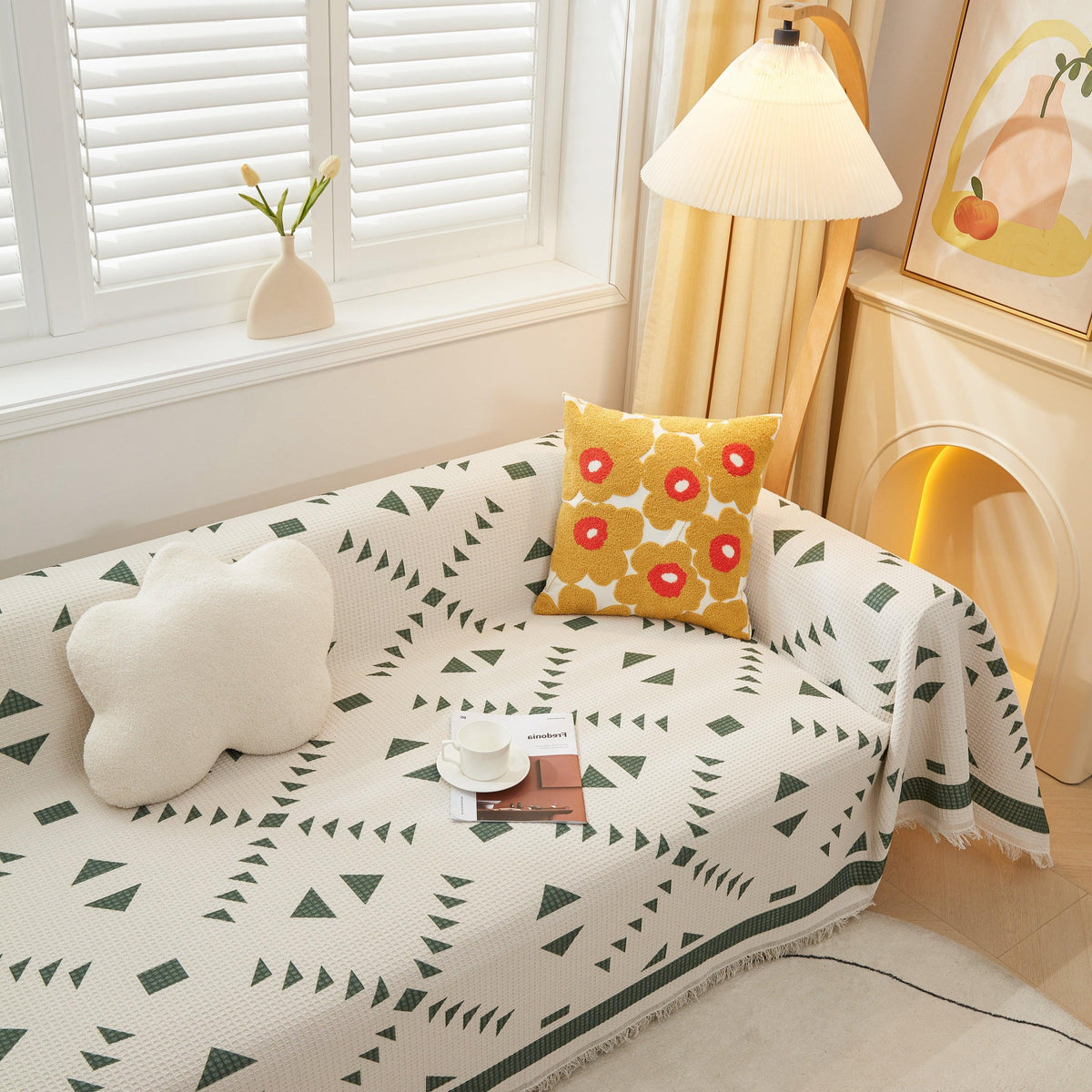 High-Quality Fabric Non-Slip Sofa Cover Throw, Throw Blankets for Couch, Furniture Covers for Pets