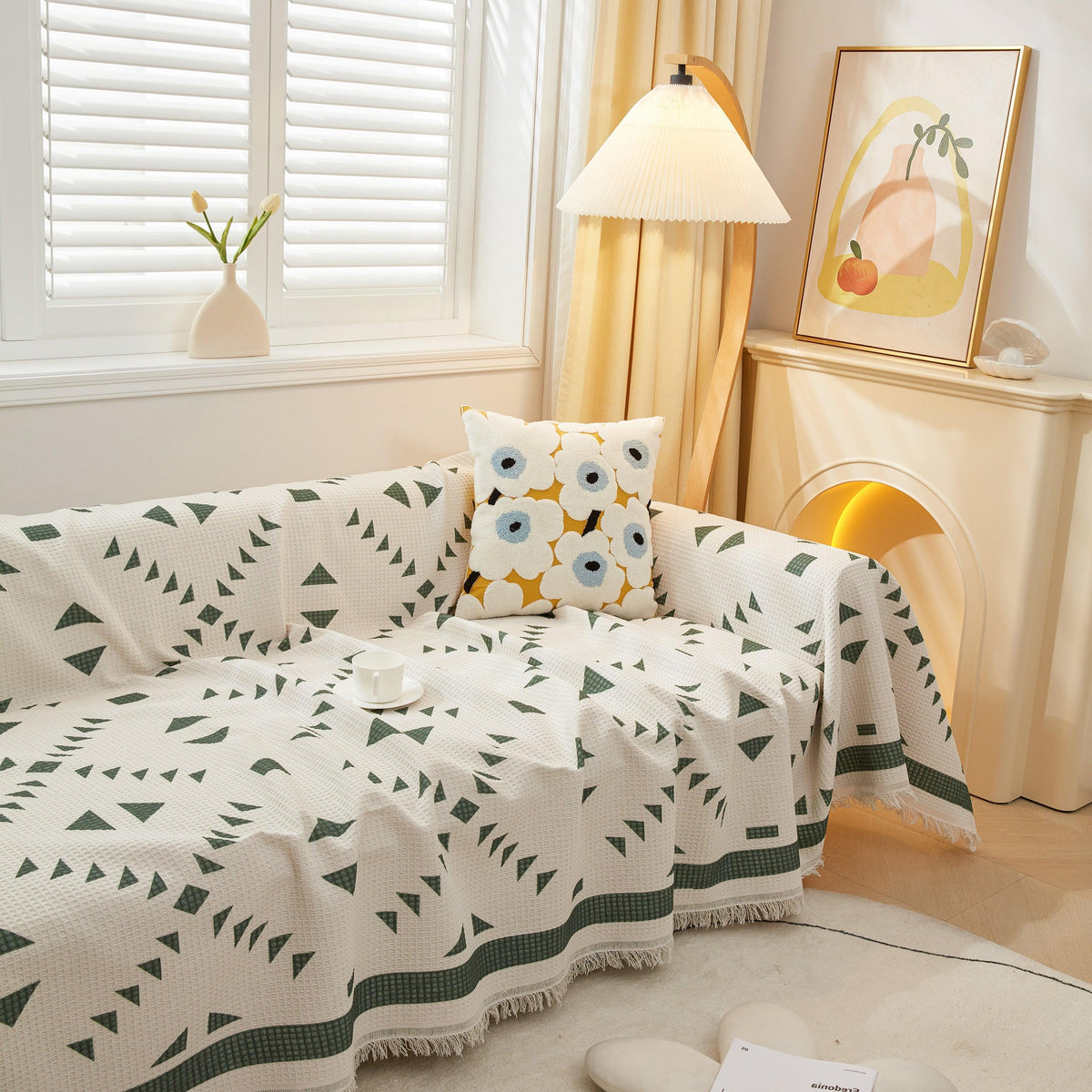 High-Quality Fabric Non-Slip Sofa Cover Throw, Throw Blankets for Couch, Furniture Covers for Pets
