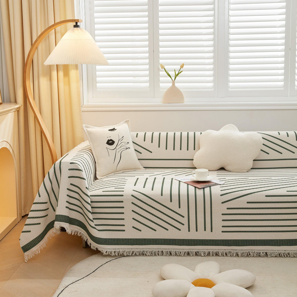 High-Quality Fabric Non-Slip Sofa Cover Throw, Throw Blankets for Couch, Furniture Covers for Pets