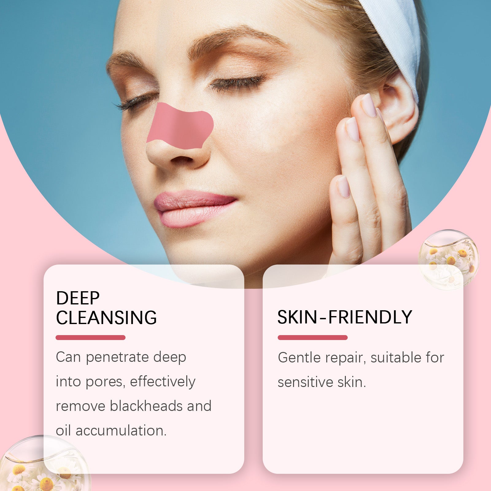 Nose Care Series Gentle Cleansing Of Pores And T-Zone Nose Care Moisturizing And Moisturizing Nose Care Strips