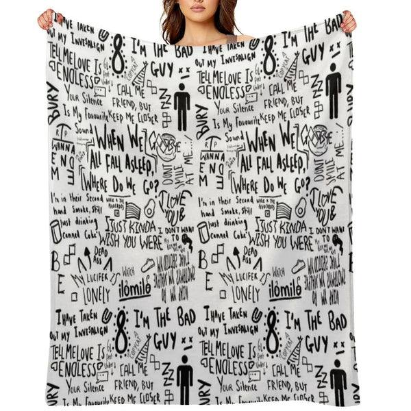 Billie Eilish Throw Blanket