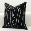 Nordic Style Pillow Cushion Sofa Cushion - Black / 30x50cm