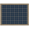 Framed Fabric Pinboard Navy Blue Plaid Wall Organization