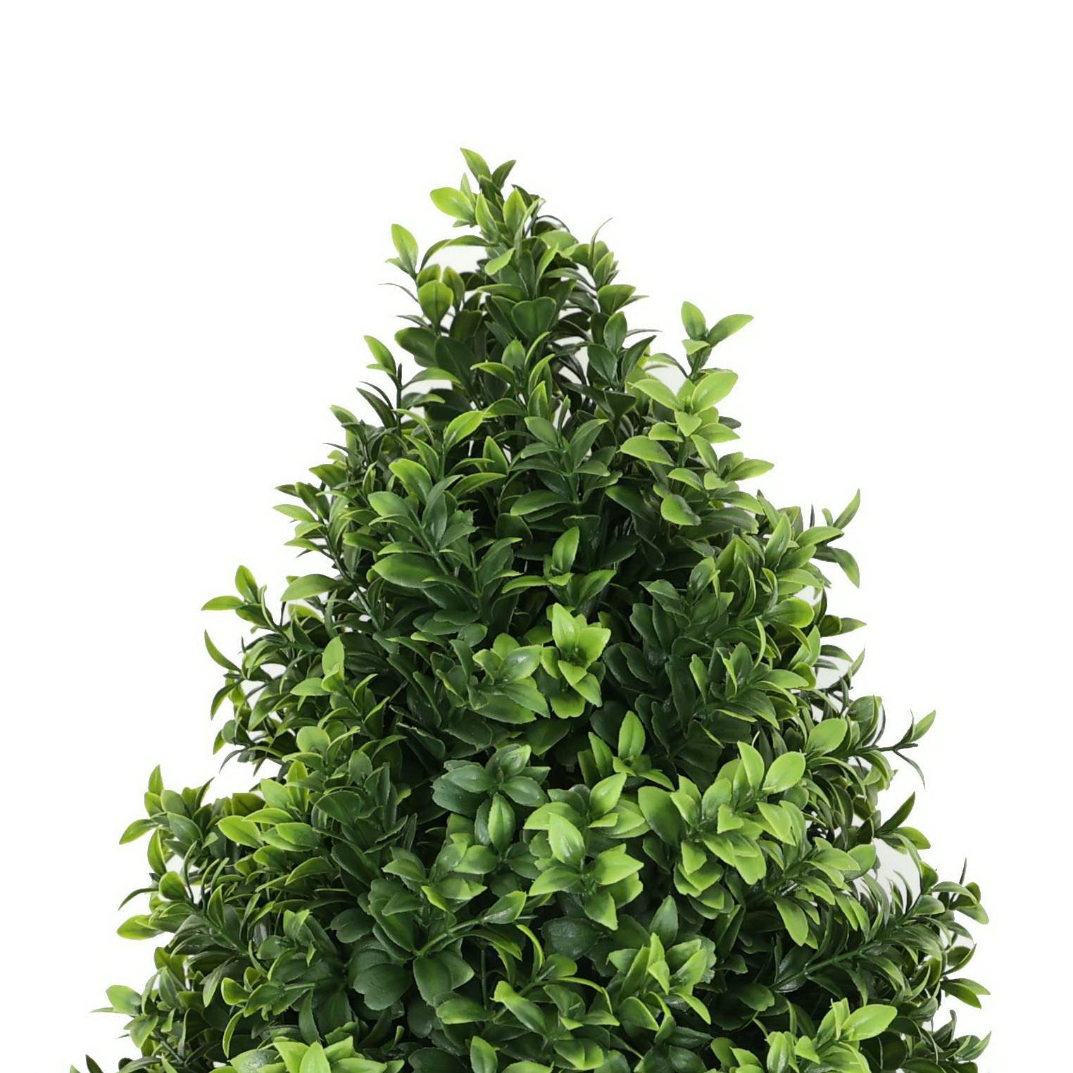 Boxwood Topiary Shrub with Ground Spike 14in – UV Resistant