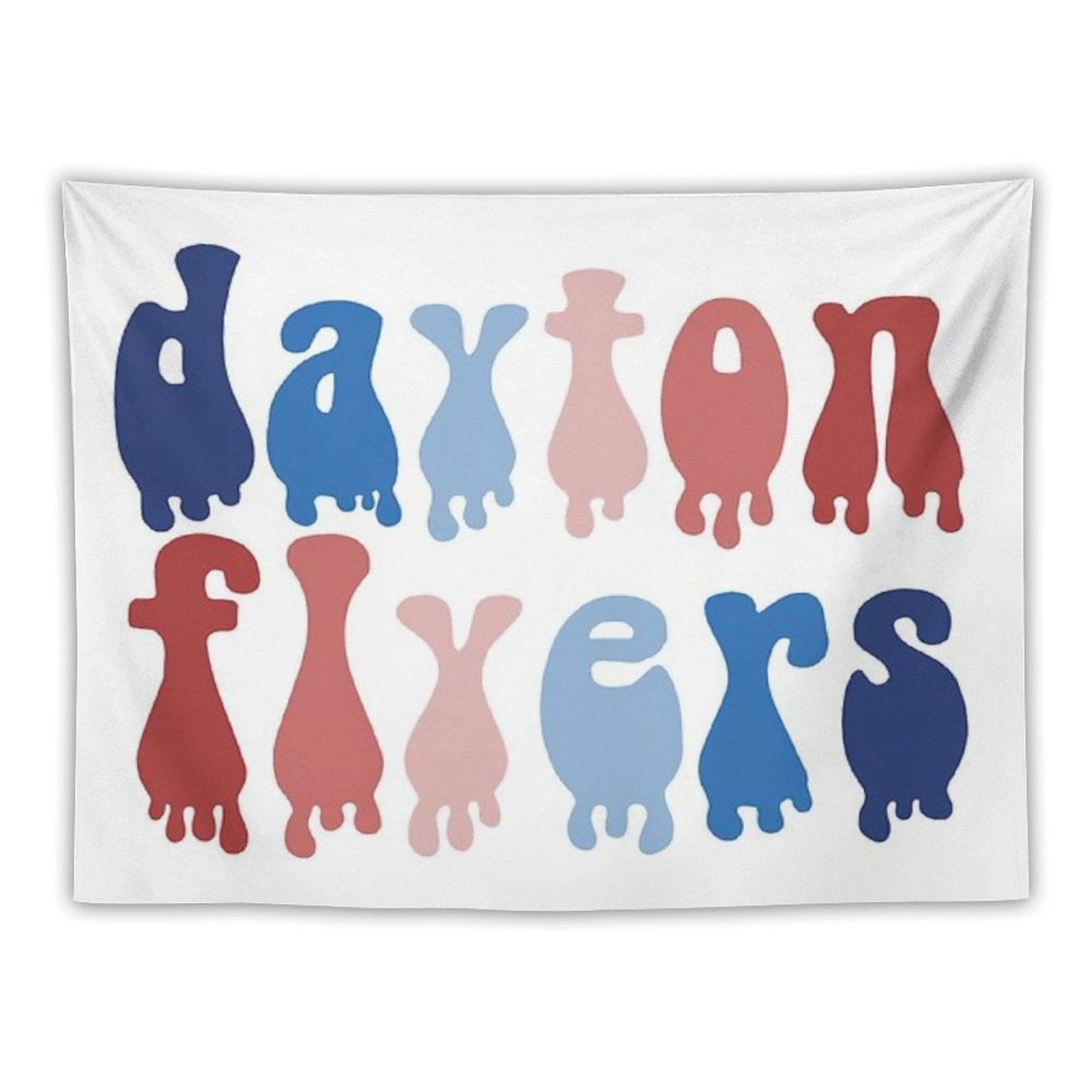 Dayton Flyers Drip Tapestry
