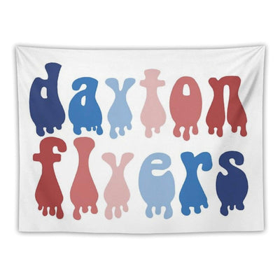 Dayton Flyers Drip Tapestry