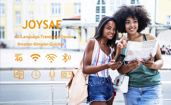Instant Two-Way 138 LANGUAGE TRANSLATOR with SIM, Bluetooth & WiFi - Gifts for You 'n Me