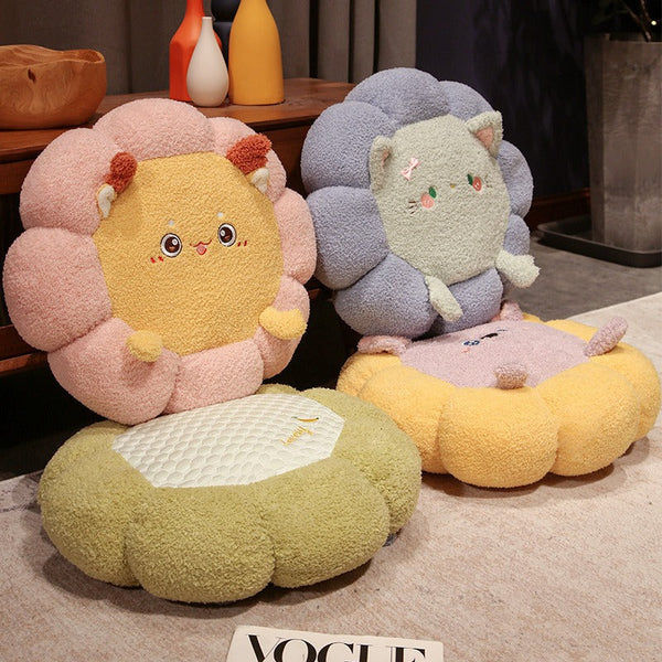Cool summer ice bean cushion cartoon futon tatami buttocks cushion student Office chair sofa cushion