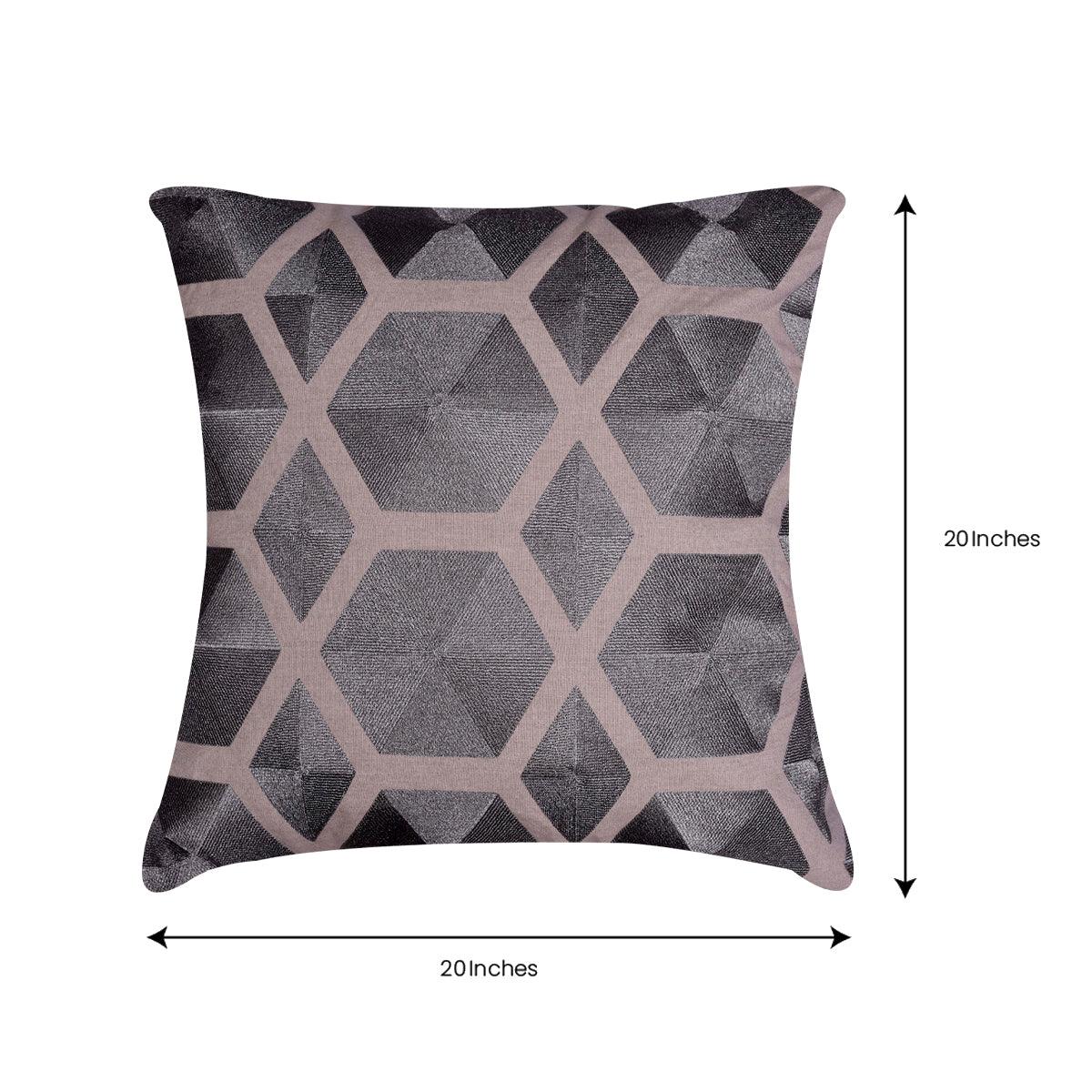 Brown Throw Pillow Covers | Decorative Cushion Covers with Zipper Closure - 20 x 20
