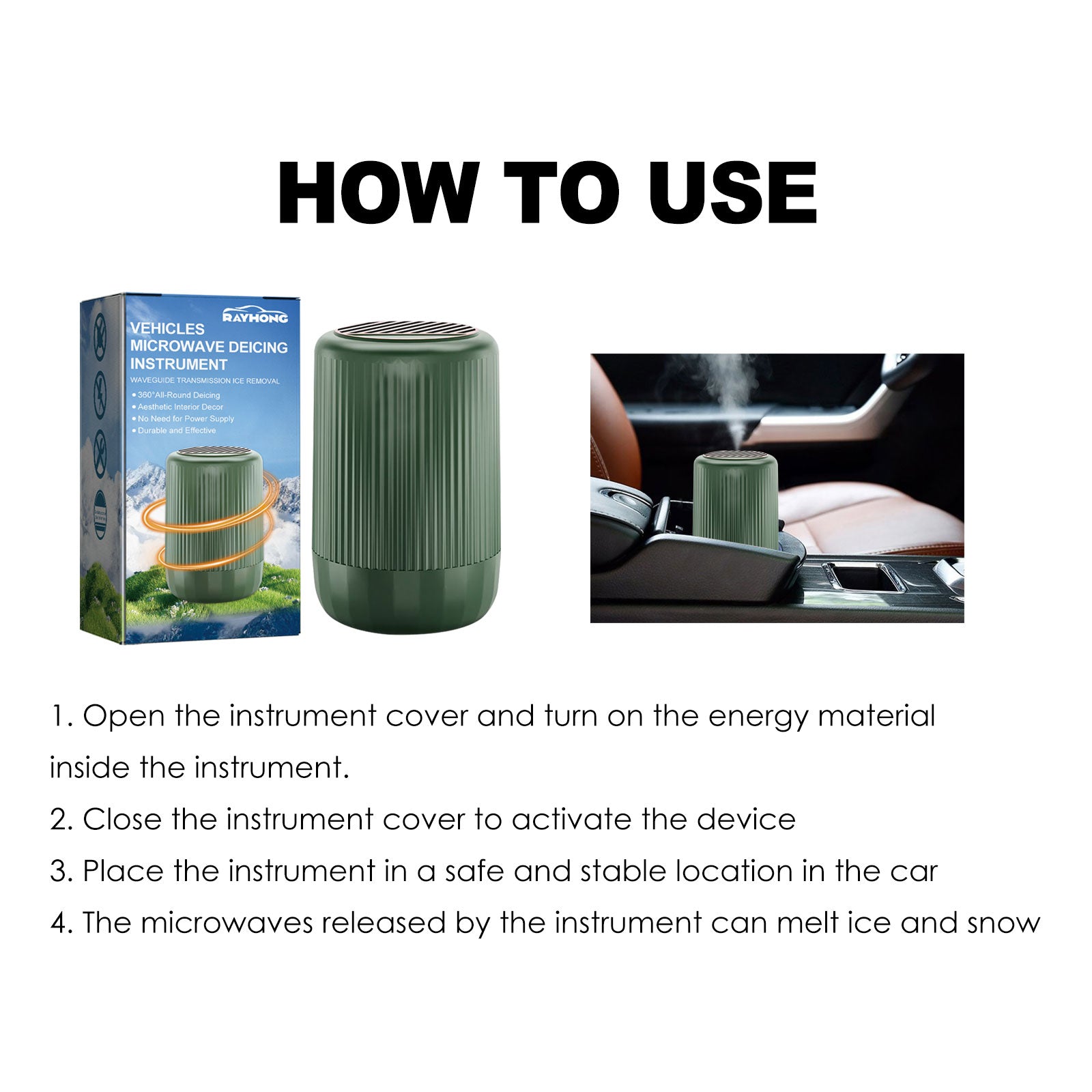 Defrosting Device For Car Front Windscreen Defrosting And Defogging Portable Heating Heater For Cars