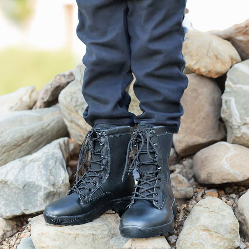 Original Russian military issue. New VKBO 2.0 thermal zone combat boots for men, genuine leather tactical boots.