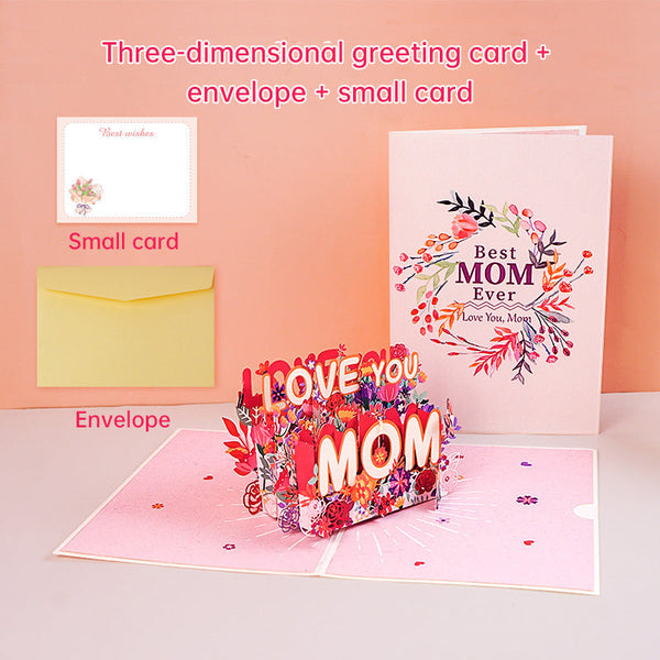 3D Paper-Cut Mother's Day Card: A Creative & Heartfelt Gift for Mom