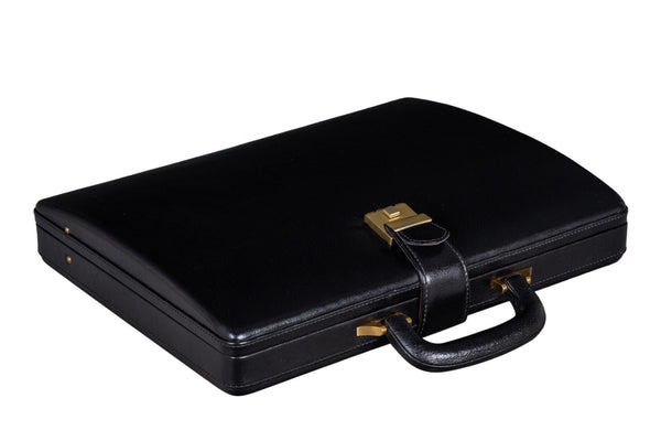 Leather Executive Men's Leather Attache Briefcase Classy Leather Bags