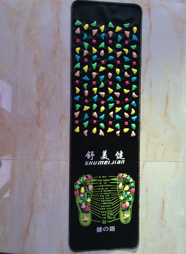 Reflexology Walk Stone Foot Leg Pain Relieve Relief Walk Massager Mat Health Care Acupressure Mat Pad massageador