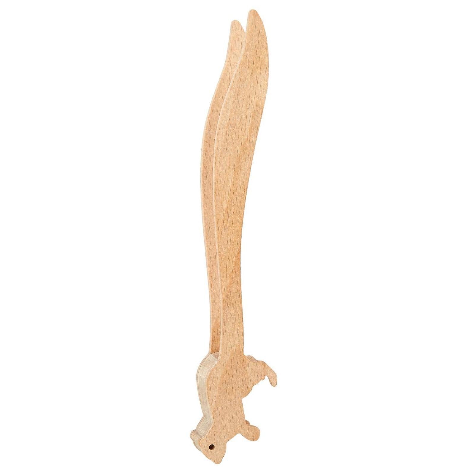 Kitchen and Home Good Items Squirrel Toast with Pine Wood Squirrel Baked Bread Pliers