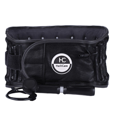 HailiCare Inflatable Traction Belt Lumbar Hot Moxibustion Massage Lumbar Disc Magnetic Therapy Belt
