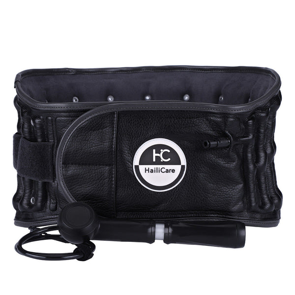 HailiCare Inflatable Traction Belt Lumbar Hot Moxibustion Massage Lumbar Disc Magnetic Therapy Belt