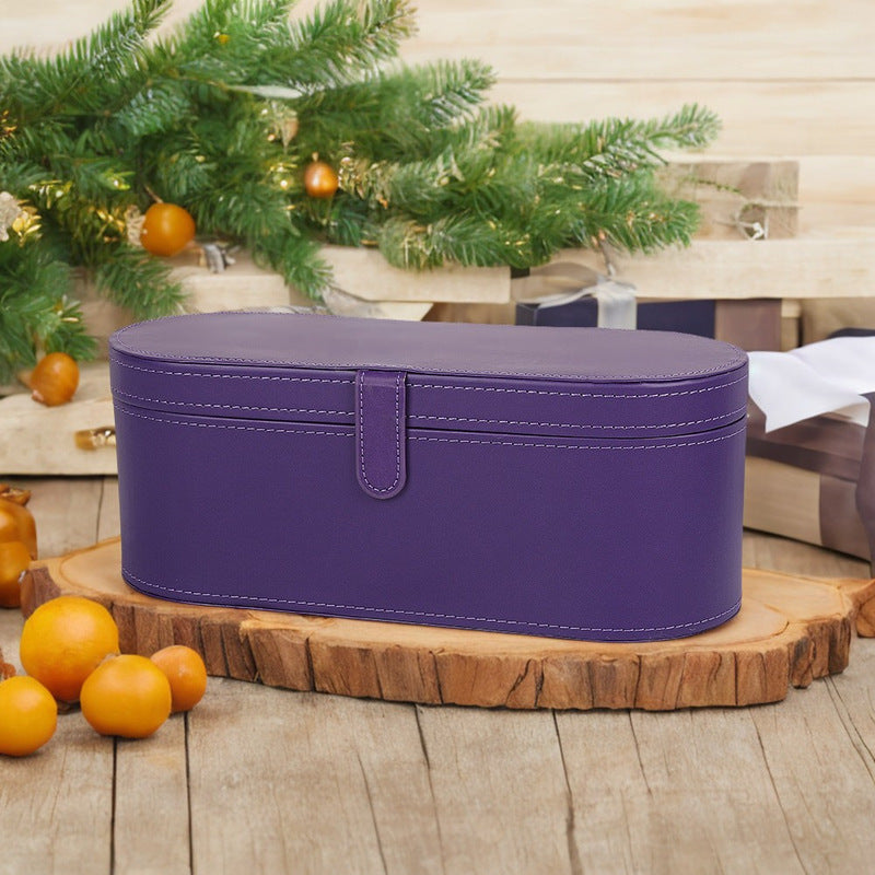 Portable PU - leather travel case for Dyson Supersonic, for storage, protection and dust - proofing.