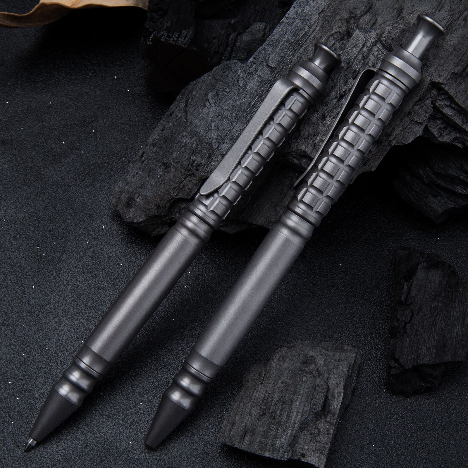 Mini Titanium Pen EDC Gadget Keychain Ballpoint Pen Practical Tactical Pen Outdoor Camping Hiking Cycling Equipment Wautton Outdoor Gear