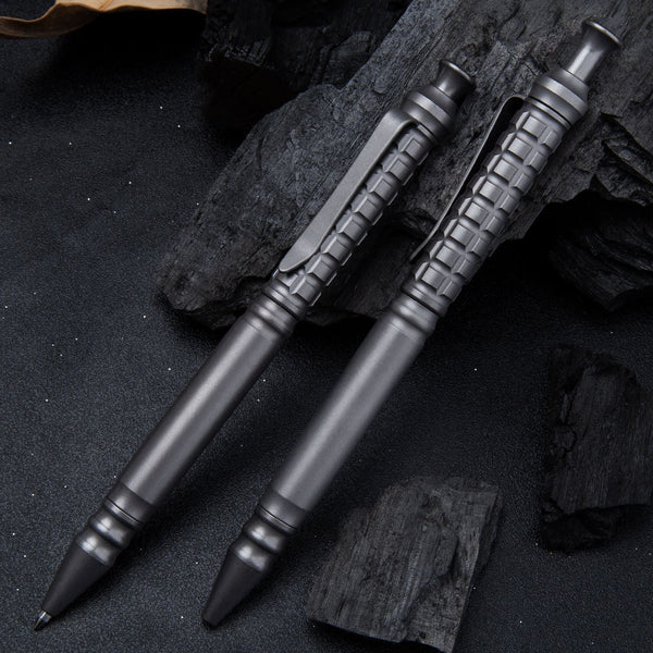 Mini Titanium Pen EDC Gadget Keychain Ballpoint Pen Practical Tactical Pen Outdoor Camping Hiking Cycling Equipment Wautton Outdoor Gear