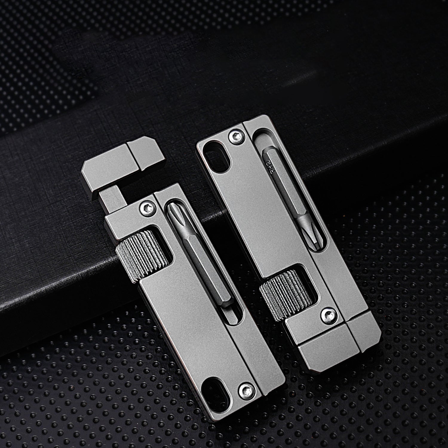 Titanium Alloy Screwdriver And Wrench Small EDC Multifunctional Tool Outdoor Portable Pocket Tool Gray New Wautton Outdoor Gear