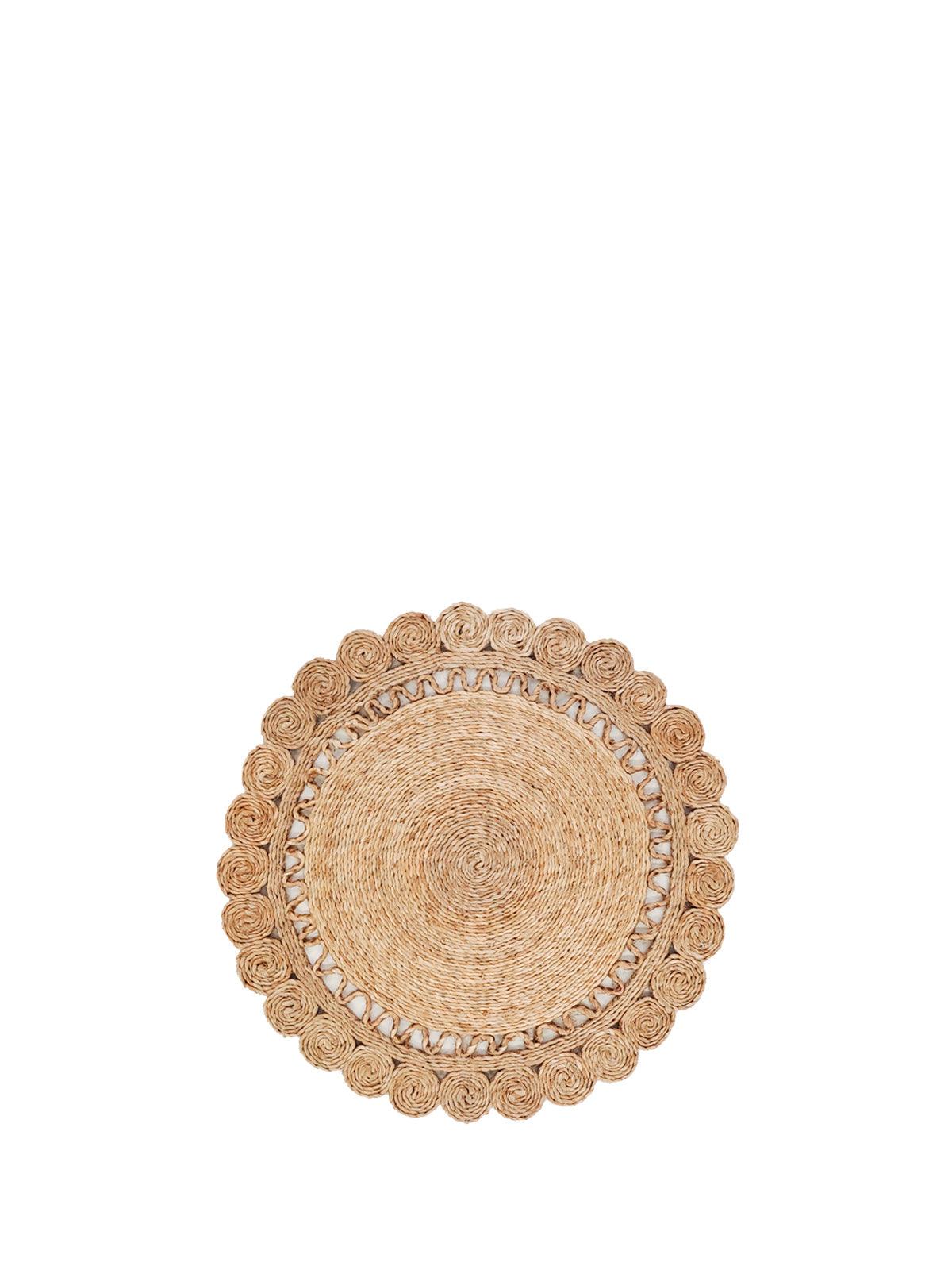 Jute Flower Placemat (Set of 2)
