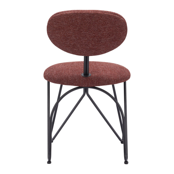 Novi Dining Chair (Set of 2) Maroon Brown