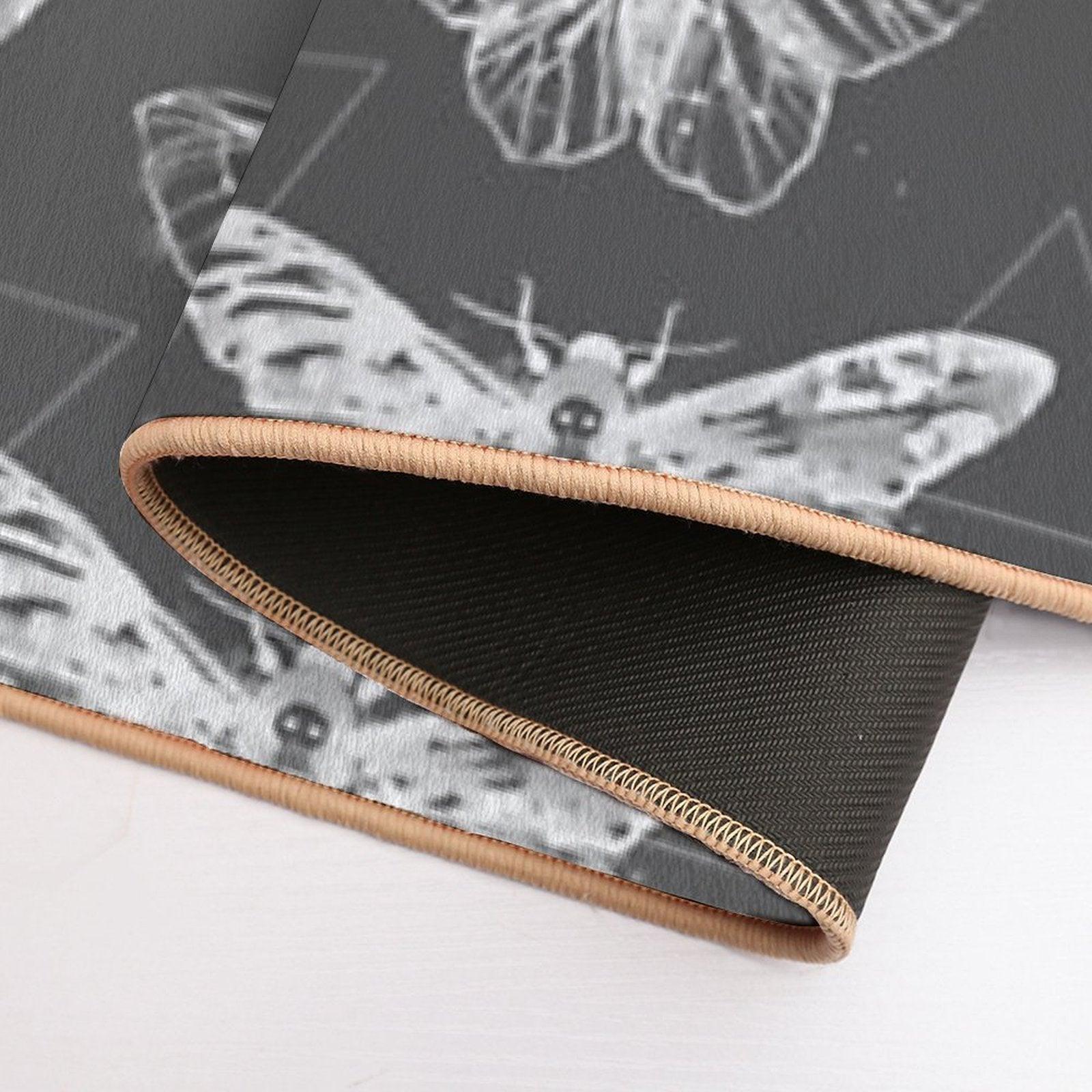 Geometric Moths - Inverted  Easy To Clean Bath Mat