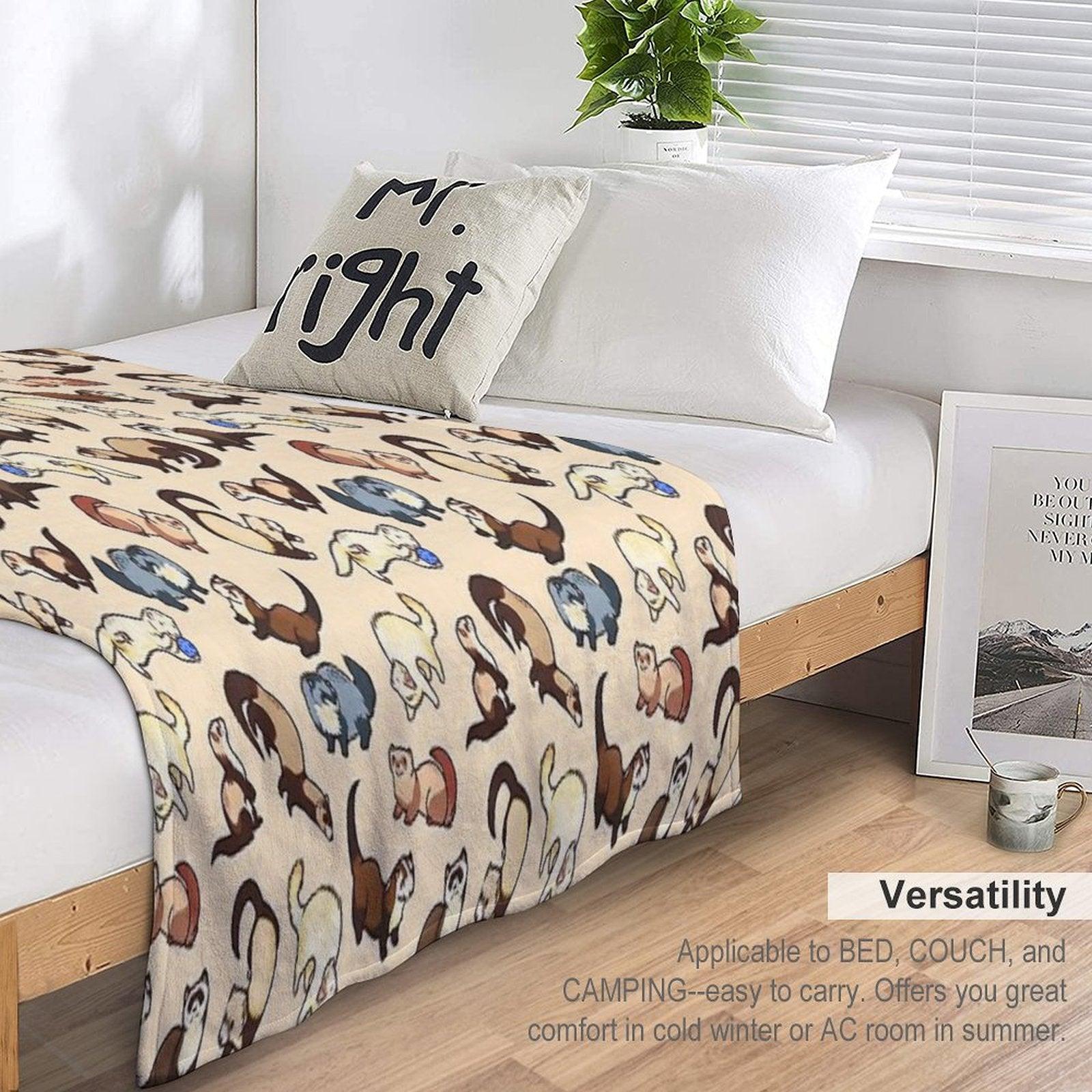 Cat Snakes Throw Blanket