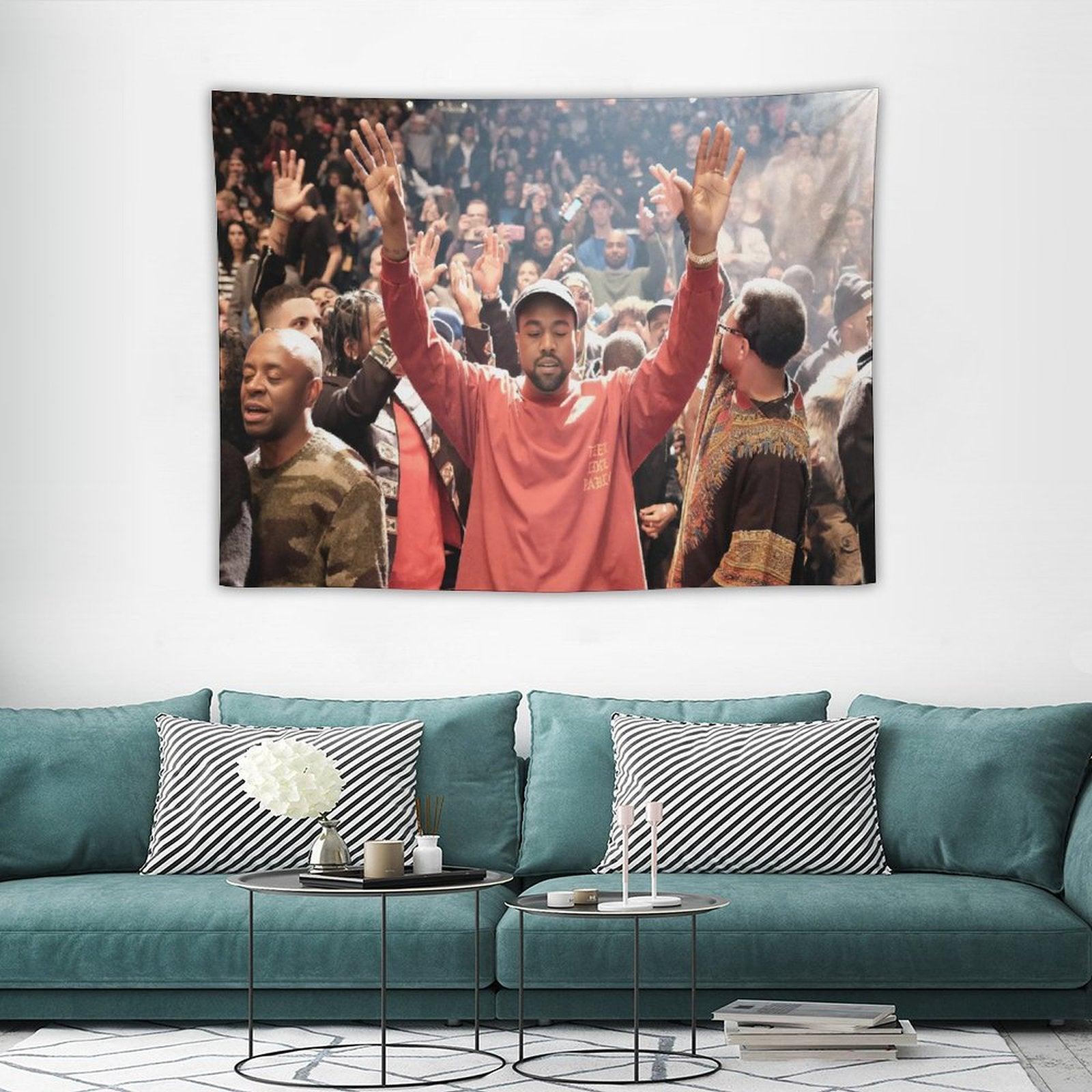Kanye West Square Garden Tapestry